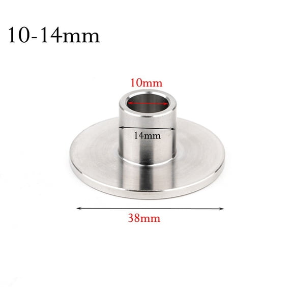 Stainless Steel Router Template Guide Bushing Set with 6 Interchangeable Sleeves (8mm-20mm) for Wood Carving, Engraving and Trimming Tasks, for Electric Routers and Trimmers(14mm)