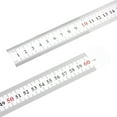 thumbnail image 1 of Stainless Steel Ruler Double Scale Drawing Ruler Math Ruler Geometry Measuring Ruler for Drawing Drafting Measuring, 1 of 15