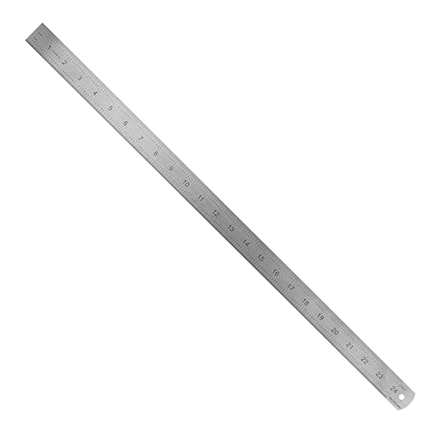 Stainless Steel Ruler Inch and Metric with 32nd and 64th Graduations ...