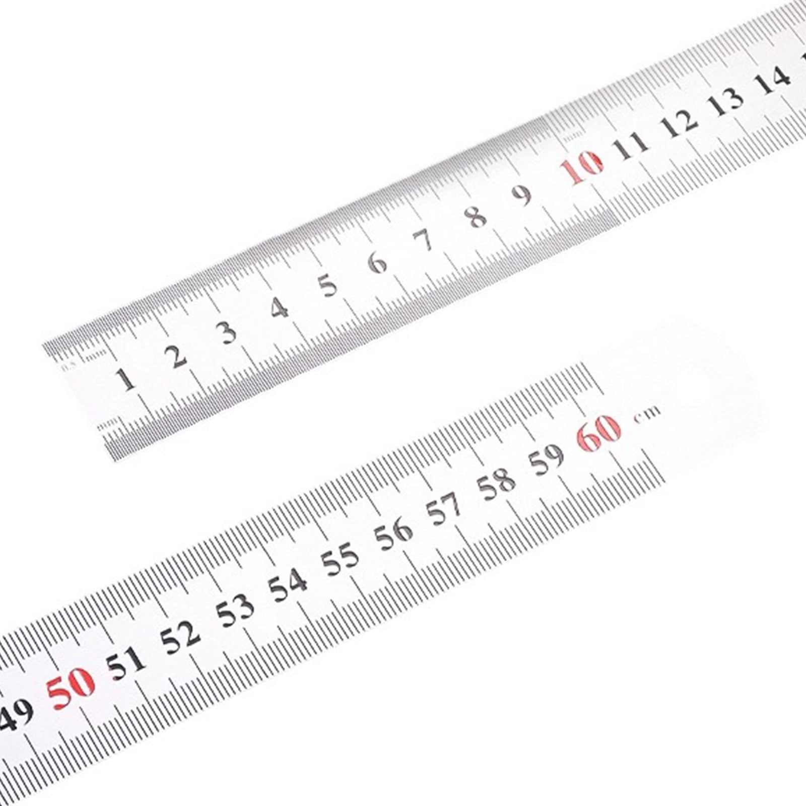 Stainless Steel Ruler Inches and Centimeters Scales Drawing Ruler Math ...