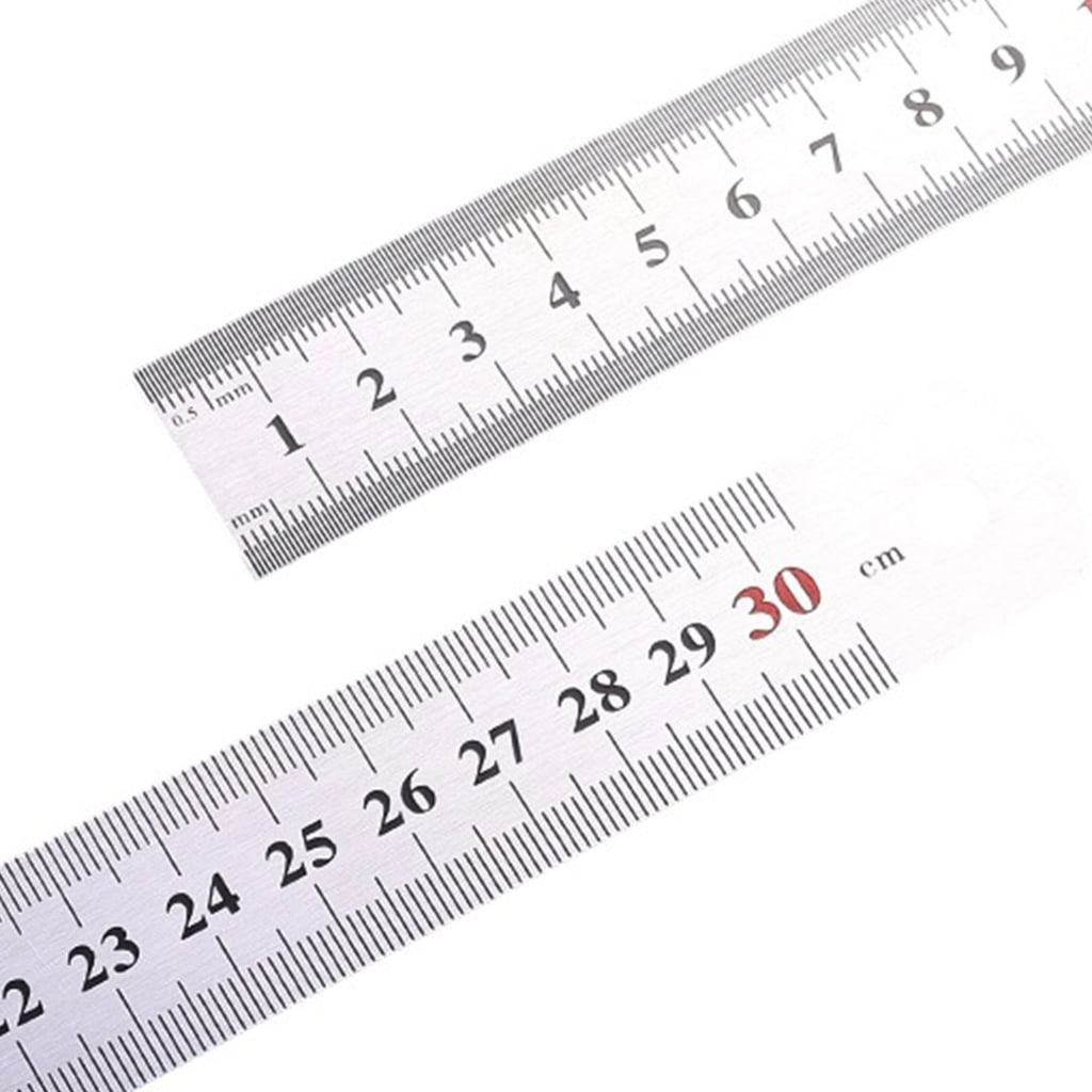 Stainless Steel Ruler Math Drawing Ruler Geometry Drafting Ruler with ...
