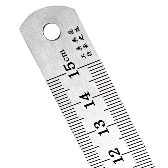 Stainless Steel Rulers Metal Precisions Rulers, Straight Edge Measuring Metal Rulers for Engineering Drawing