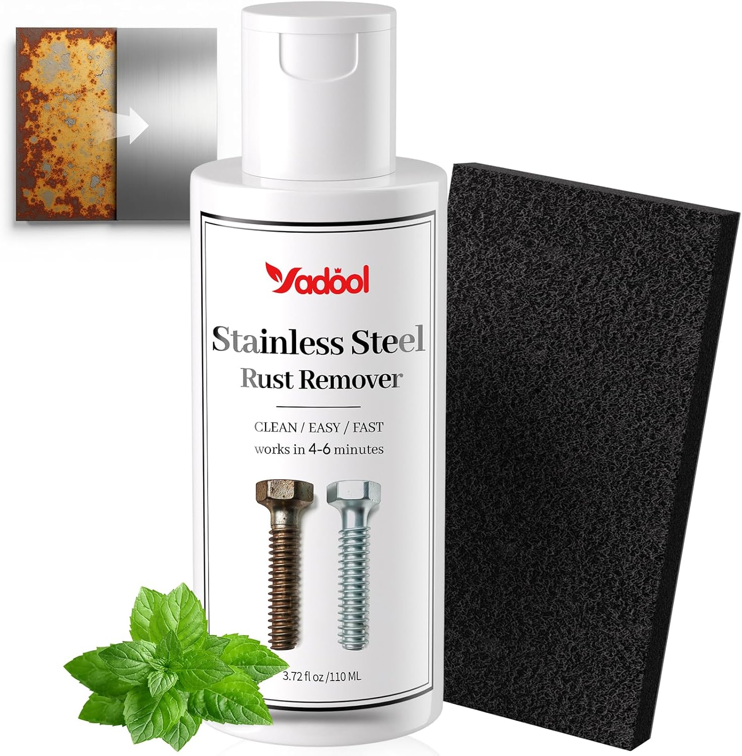 Stainless Steel Rust Stain Remover & Cleaner, Rust Spot Stain Remover ...