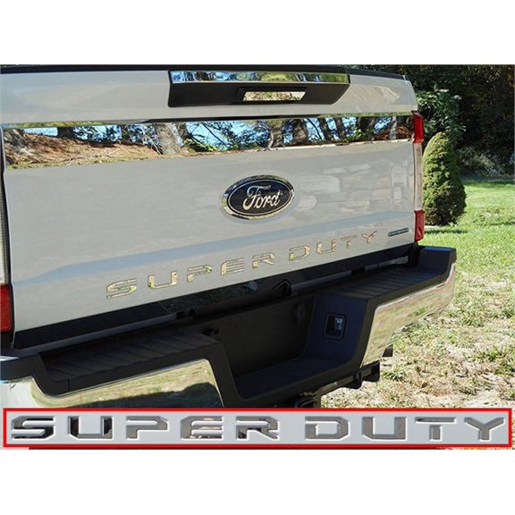 Stainless Steel Graphic Emblem 10Pc Fits 2017-2019 Ford Super Duty SGR57320 QAA