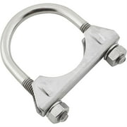 Stainless Steel Saddle U-Bolt Muffler/Exhaust Clamp, 2.25 Inch