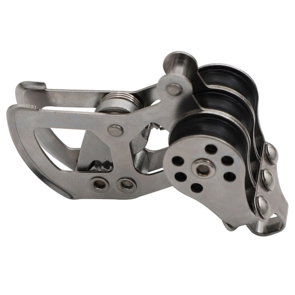 Stainless Steel Sailboats Rope Pulley With Nylon Locking Mechanism For Smooth Sailing And Cruising Surfing Water Sports