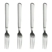Stainless Steel Salad Forks, Set of 4, Forks Silverware,  Mirror Polished Fork Set, Small Forks for Kitchen, Restaurant