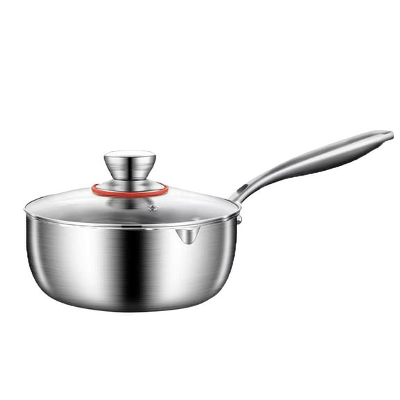Stainless Steel Saucepan Set with Lids, Stainless Steel Sauce Pot Set 1pcs, Induction Saucepans, Nonstick Sauce Pan Set, Dishwasher Safe