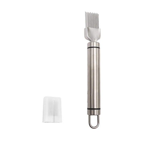 Stainless Steel Scallion Cutter 6 Blade, Vegetable Shredder Slicer for Scallions Chives, Multifunctional Kitchen Gadget for Slicing Shredding Potatoes Carrots Ginger