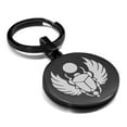 thumbnail image 1 of Stainless Steel Scarab Good Luck Charm Round Medallion Keychain Circle Ring, 1 of 2