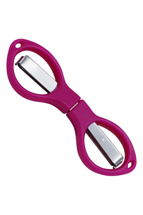 Stainless Steel Scissors Anti-Rust Folding Scissors Glasses-shaped Mini Shear for Home and Travel Use Folding Scissors, Portable Travel Scissor for Fishing Sewing Home Office