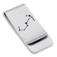 thumbnail image 1 of Stainless Steel Scorpio (Scorpion) Astrology Constellation Classic Slim Money Clip Credit Card Holder, 1 of 2