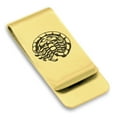 thumbnail image 1 of Stainless Steel Scorpio Zodiac (Scorpion) Classic Slim Money Clip Credit Card Holder, 1 of 2