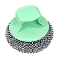 thumbnail image 1 of Stainless Steel Scourers, Heavy-Duty Stainless Steel Scouring Pad, Metal Sponge Scrubber, Steel Wool Scrubber Pad Used For Dishes, Pots, And Ovens, Easy Scouring For Tough Cleaning(Green,3.1x3.1"), 1 of 9