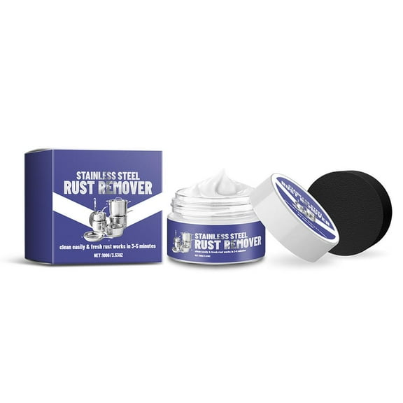 Stainless Steel Scratch Remover for Appliances, 2025 New Premium Rust Remover for Kitchen and Home, Multi-purpose Scratch Cleaner Paste for Oven, Sinks, Fridges & Stoves for Kitchen & Home Use,3.5Oz