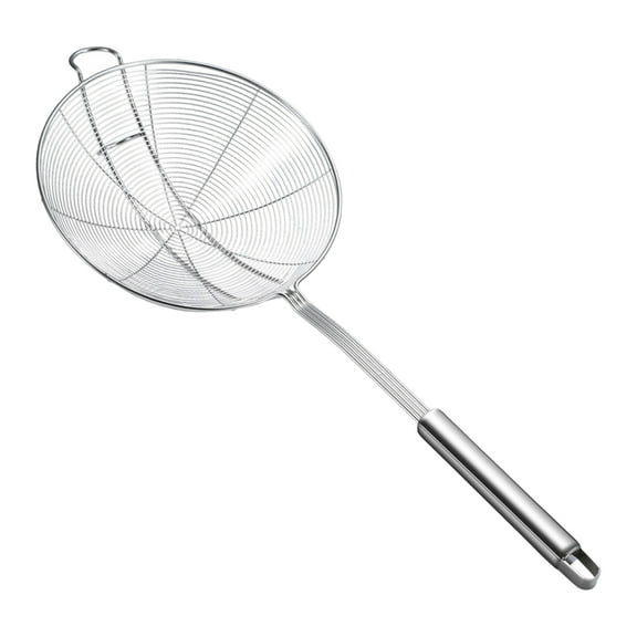 Stainless Steel Screen Filter With Handle,Used For Fried Cooking Food,Spaghetti,Spaghetti,Noodles