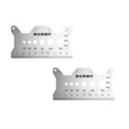 thumbnail image 1 of Stainless Steel Screw Thread Gauge Card Multifunctional Measurement Card Portable Measure Length and Diameter Sizing Tools, 1 of 9