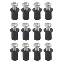 Stainless Steel Screws And Rubber Nuts For Kayaks Canoes And Boats 12Pcs
