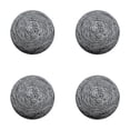 thumbnail image 1 of Stainless Steel Scrubber, 4Pcs Steel Wool Scrubber Pads Heavy Duty Non-Scratch Metal Sponges Scrubbers for Cleaning Dishes, Pots & Pans, Kitchen Scouring Pads Dish Scrubber, Steel Wool 4.72in Silver, 1 of 5