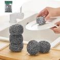 thumbnail image 1 of Stainless Steel Scrubber Balls | 21-Piece Kitchen Cleaning Set with Detachable Handle | Pot & Pan Scrubbers for Cookware & Countertops, 1 of 6