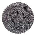 thumbnail image 1 of 1 Pc Replacement Mesh Scrubbers Heavy-Duty Stainless Steel Wool Barbecue Grill Cleaning Scrubber Pads, Replacement Steel Wool Brush Head, 3.14x2.55 Inch, Silver, 1 of 9