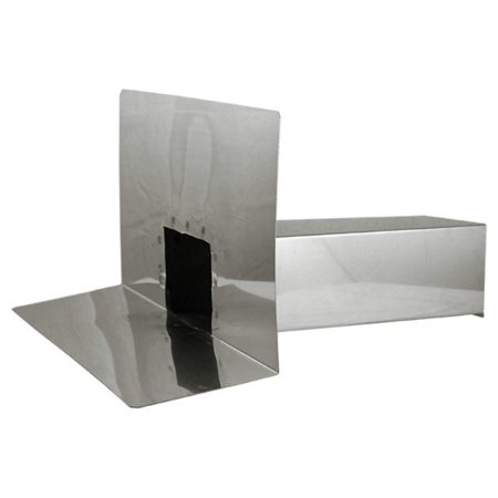 Stainless Steel Scupper Spout Size: 4"W x 3"H