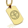 thumbnail image 1 of Stainless Steel Seal of Archangel Gabriel Dog Tag Pendant Necklace, 1 of 3