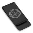 thumbnail image 1 of Stainless Steel Seal of Archangel Uriel Classic Slim Money Clip Credit Card Holder, 1 of 2