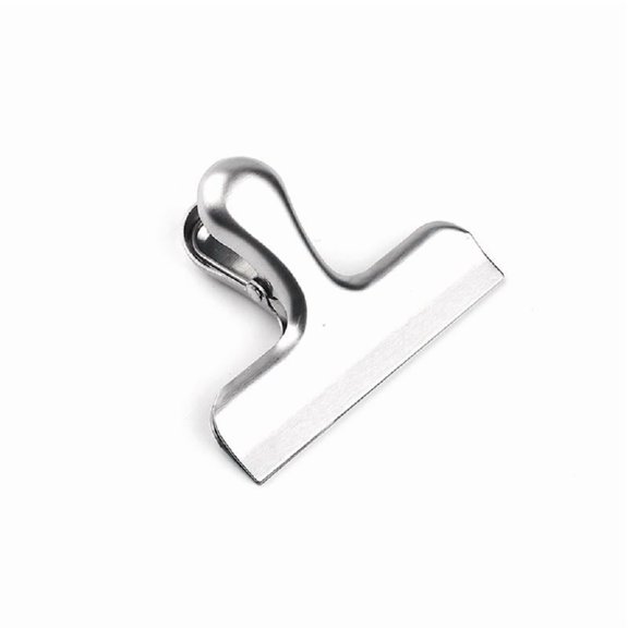 Stainless Steel Sealing Clip Metal Hinge Clip Paper Clamps Food Bag Clip for Food Bag Document Drawing Board