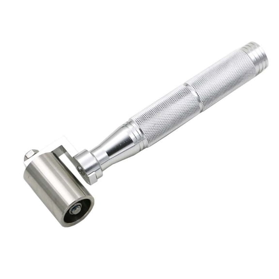 Stainless Steel Seam Roller Wallpaper Smoothing Tool Anti-slip Handle Car Audio Sound Deadening Application Wheel Roller