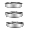 thumbnail image 1 of Stainless Steel Sector Steamer Plate, Pressure Cooker Canner Rack, Insert Stock Pot, Steaming Tray Stand, Cooking Toast Bread Salad, Easy To Clean(3 Pack), 1 of 9