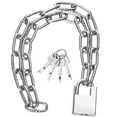 thumbnail image 1 of Stainless Steel Security Chain and Lock Kit 31 inch/6mm Thick Bike Chain Lock with 4 Keys Bike Locks Heavy Duty Anti Theft Bicycle Lock for Mountain City or Electric Bike Bicycle, Motorcycle, 1 of 7