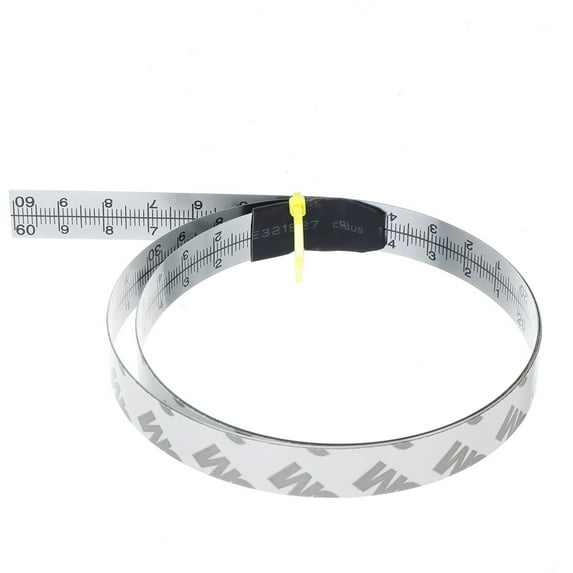 Stainless Steel Self Adhesive Metric Ruler Miter Track Tape Measure Miter Saw Scale For T-Track Router Table Band Saw Table Saw Woodworking Tools