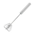 thumbnail image 1 of Stainless Steel Semi-Automatic Egg Beater for Kitchen Use, Hand Push Rotary Design, 1 of 9