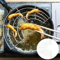 thumbnail image 1 of Stainless-Steel Semi-circular Oil Drain Rack, Wok Strainer, Home Baking Cooking Oil Drip Filter For Tempura, Fried Food, 1 of 6