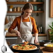 Stainless Steel Serving Spoon Large Long Handle, Buffet Catering Serving Spoon for Food Serving, Commercial Kitchen Restaurant Utensil, Heavy Duty Rust Resistant Metal Spoon for Household