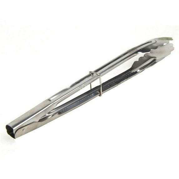 Stainless Steel Serving Tongs Grilling Tongs for Cooking - Heat Resistant 600 Degrees Stainless Steel Kitchen Tong,Heavy Duty Metal Locking Tongs - Perfect for Salad and BBQ(As shown,7.01x0.79x0.79")