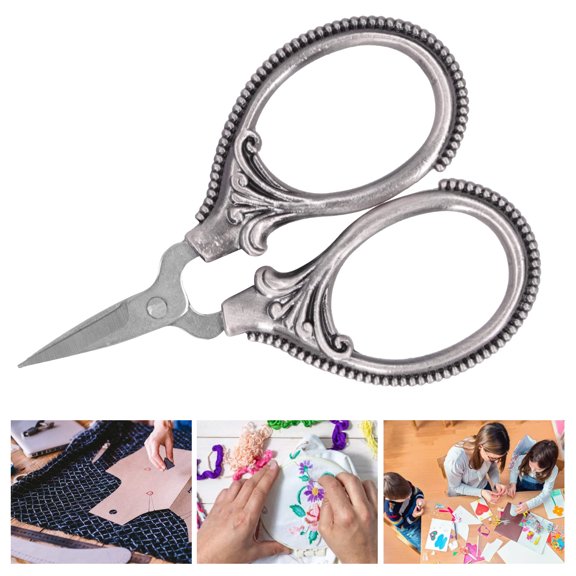 Stainless Steel Sewing Scissors Portable Thread Embroidery Tailor Handicraft Scissors for Home Traveling, Embroidery Scissors