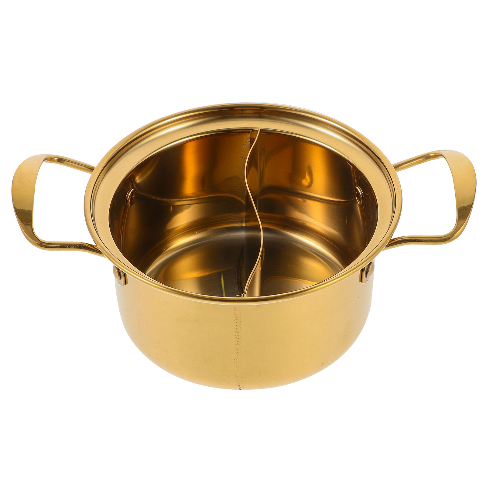 Stainless Steel Shabu Pot Cooking Pot Multi-function Noodle Pot Stovetop Milk Pot Soup Pot