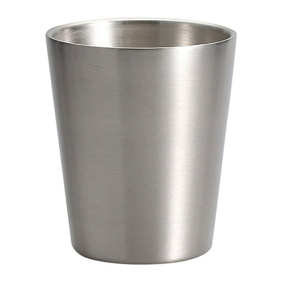 Stainless Steel Shatterproof Cups - Insulated Metal Tumblers for Bar & Restaurant Use, Durable Drinking Glasses for Hot/Cold Beverages