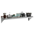 thumbnail image 1 of Stainless Steel Shelf 12" x 36" , 250 lb [NSF Certified] Commercial Metal Wall Mount Shelf with Backplash for Restaurant, Laundry Room, Kitchen and Garage, 1 of 9