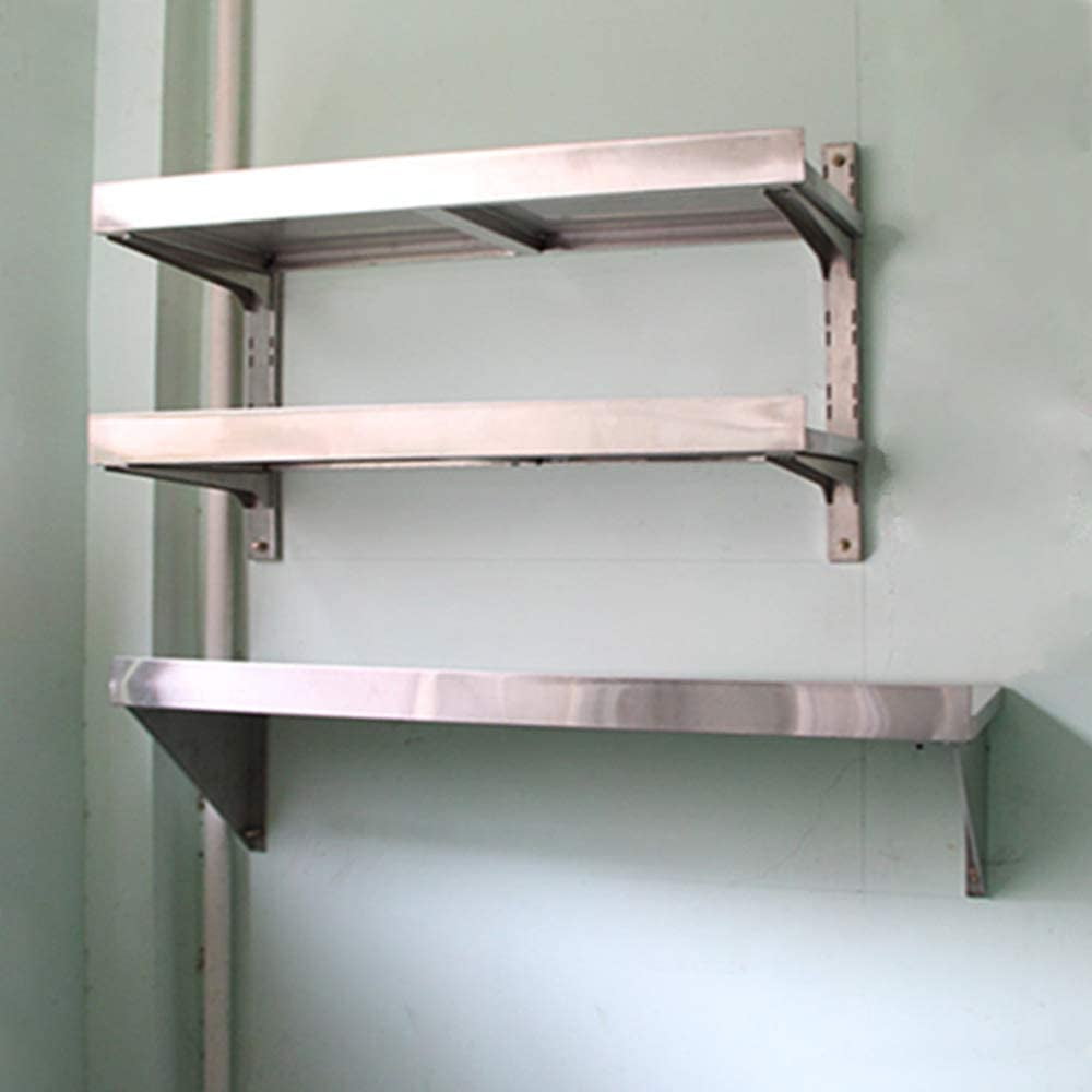 Tileon Stainless Steel Shelf 12 x 36 in., 270 lbs., Wall Mount