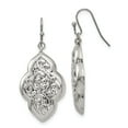 thumbnail image 1 of Stainless Steel Shepherd Hook Dangle Polished Earrings; for Adults and Teens; for Women and Men, 1 of 4