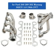 Stainless Steel Shorty Manifold Headers for 1964-1977 Ford 260 289 302 Mustang 302CU 5.0