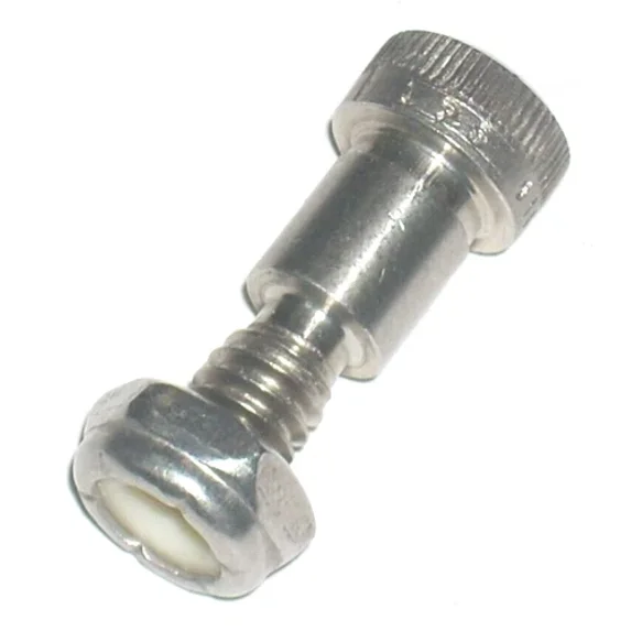 Stainless Steel Shoulder Bolt 5/16 Shaft 1/4-20 Thread 3/4" L W Lock Nut 25Pk