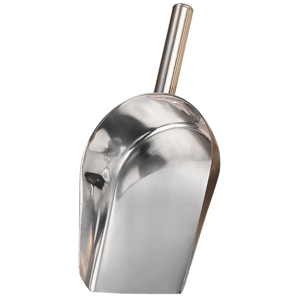 Stainless Steel Food Scoop – 8 Ounce Multipurpose Scoop For Ice, Coffee, Pet Food, With Ergonomic Handle & Hanging Loop