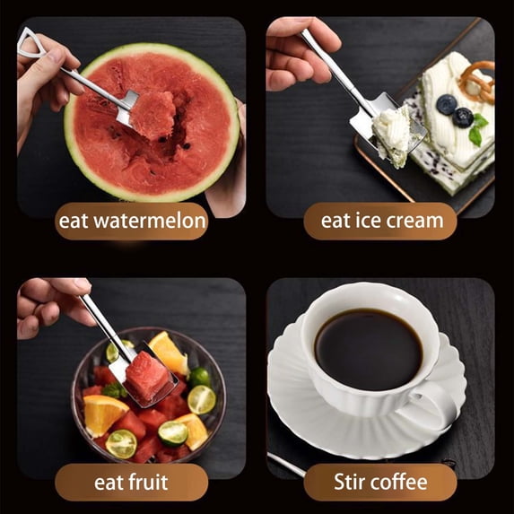 Stainless Steel Shovel Spoon 304,Mini Spade Dessert Spoon for Ice Cream Coffee Dishwasher Safe