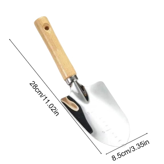Stainless Steel Shovel Stainless Steel Garden Shovel Hand Gardening Tool Planting Digging Weeding Transplanting Flower Vegetable Tool with 5 Options Garden Tool