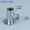 thumbnail image 1 of Stainless Steel Shower Arm Bottom Hose Wall Mounted Shower Head Extension Arm, 1 of 6