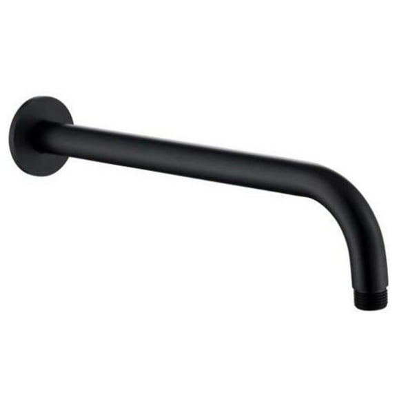 Stainless Steel Shower Arm Extension Rod, 33Cm Straight Angled Wall Mounted Pipe For Rain Shower Head, Chrome Finish Bathroom Fixture Accessory